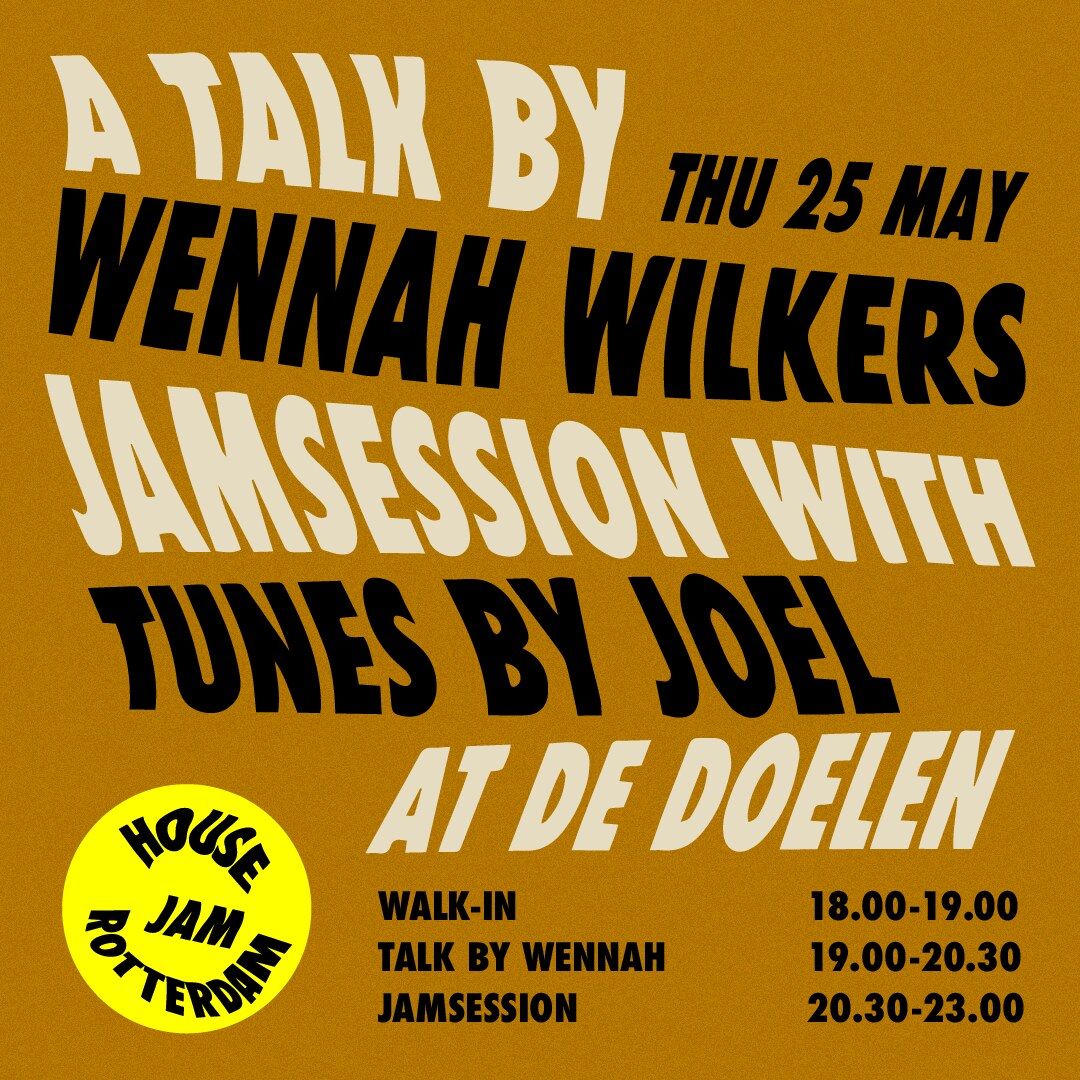 A talk by Wennah Wilkers flyer 1 of 3