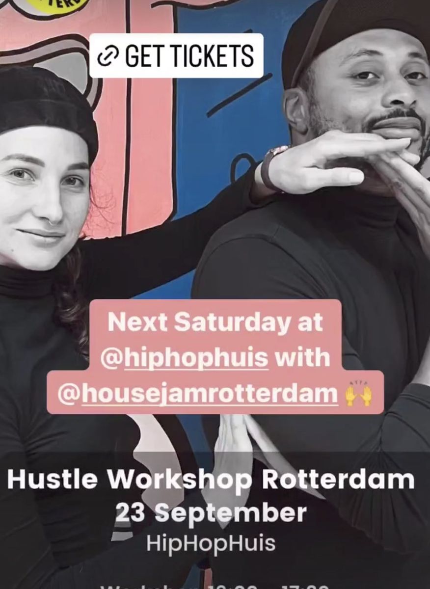 Hustle workshop Rotterdam flyer