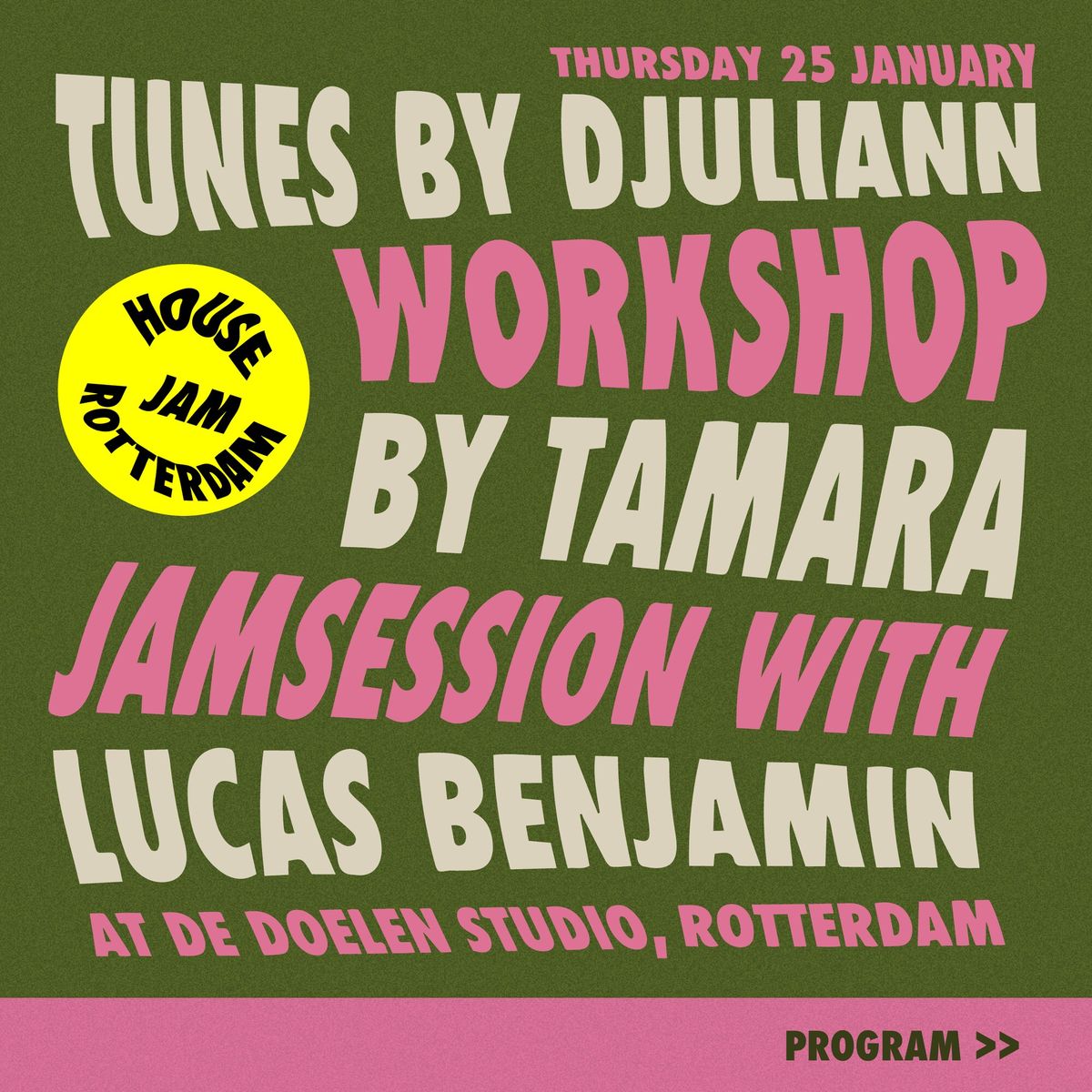 House Jam flyer 1 of 2