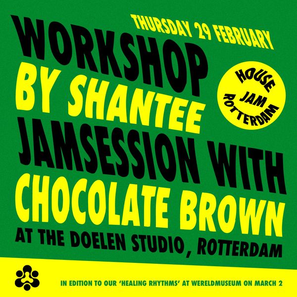 Workshop by Shantee, jam session with Chocolate Brown