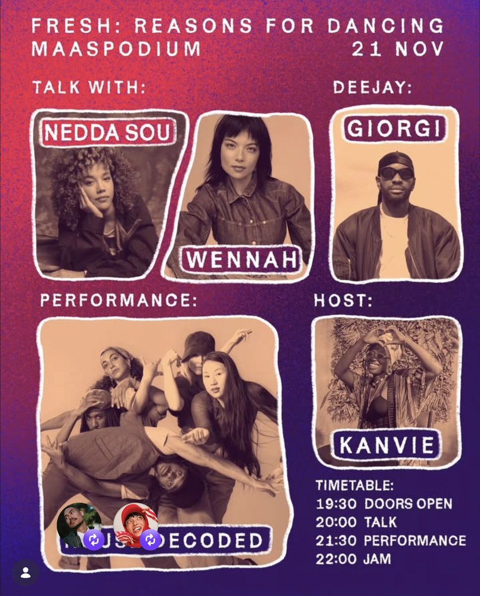 FRESH: Reasons for Dancing flyer